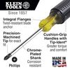 Klein Tools Screwdriver Set, 3/16 Cabinet and #2 Phillips, Cushion-Grip, 2-Piece 85742